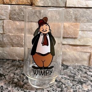 Wimpy 1975 Coca Cola glass